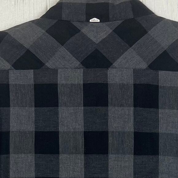 Harley Davidson button up shirt men’s L short sleeve metal buttons front pockets - Picture 8 of 9